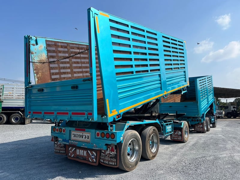 HINO FM1A 344 แรง ปี 66 ไมล์ 252,000 km. #10ล้อแม่ลูกพ่วงดั้มเกษตร #LEK958,1043