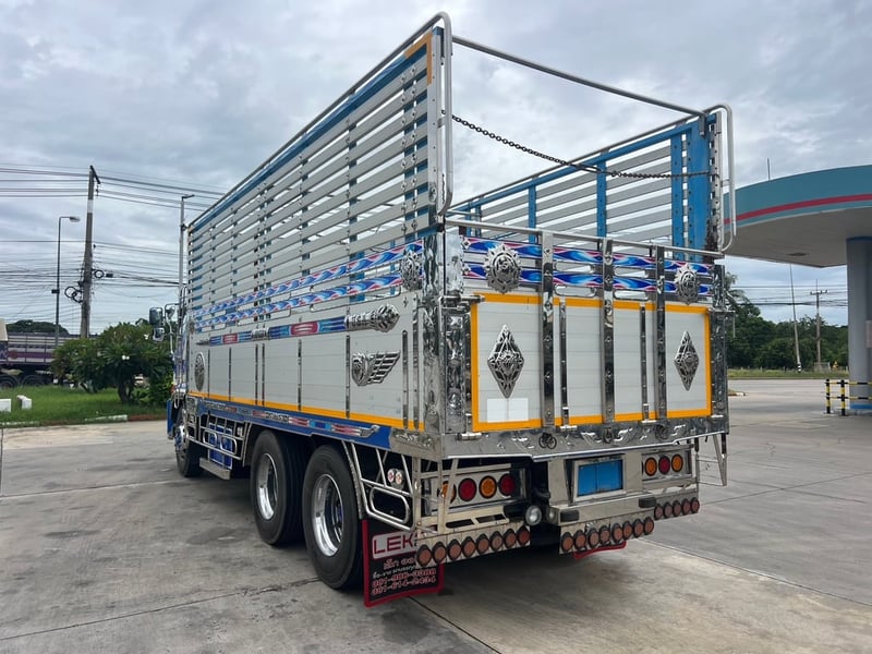 HINO FL8J 260HP เพลาเดียว ปี59 ไมล์87,000km. #ล่องกระบะมีเนียม#LEK400