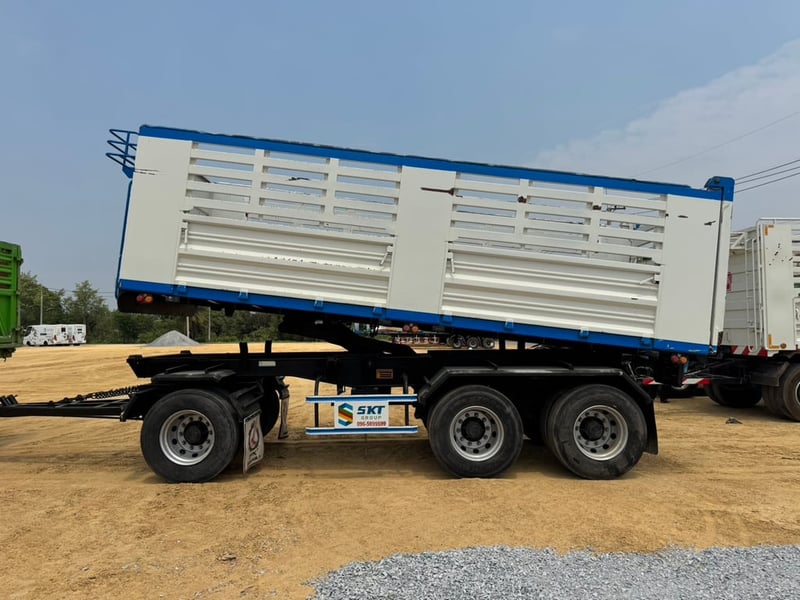  ลูกพ่วง3คาน ปี65 #กระบะดั้มเหล็ก SKT 5รั้ว #LEK852- L99