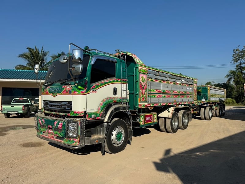 ISUZU FXZ 360 HP ปี 60 ไมล์ 667,000 กม. #กระบะดั้มอลูมิเนียม วิ่งดิน กระบะ ST ##LEK1077-1078