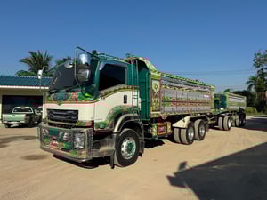 ISUZU FXZ 360 HP ปี 60 ไมล์ 667,000 กม. #กระบะดั้มอลูมิเนียม วิ่งดิน กระบะ ST ##LEK1077-1078