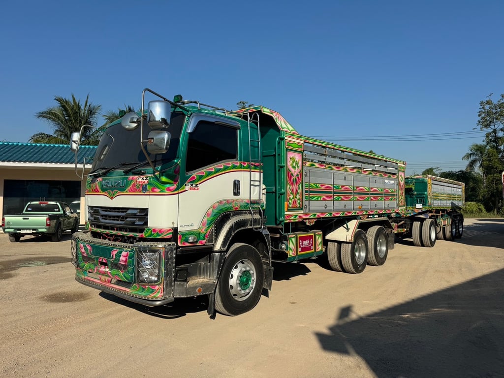 ISUZU FXZ 360 HP ปี 60 ไมล์ 667,000 กม. #กระบะดั้มอลูมิเนียม วิ่งดิน กระบะ ST ##LEK1077-1078 ISUZU FXZ 360 HP ปี 60 ไมล์ 667,000 กม. #กระบะดั้มอลูมิเนียม วิ่งดิน กระบะ ST ##LEK1077-1078