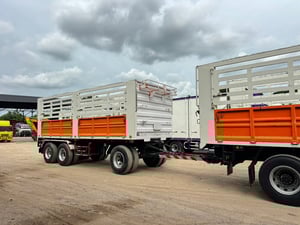 Hino Fm1a 344 HP ปี64  ไมล์ 354,000 KM. #10ล้อพ่วงกระบะเหล็กไม่ดั้ม #Lek1056-1057 