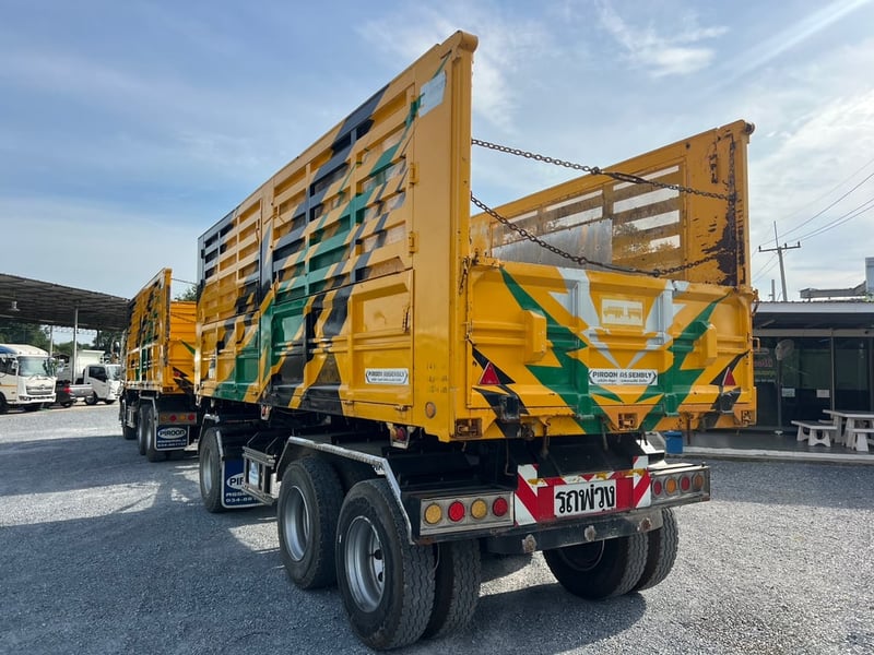 HINO FM1A 344HP ปี 66 ไมล์ 284,400 km. #10ล้อพ่วงเกษตร #LEK939-940