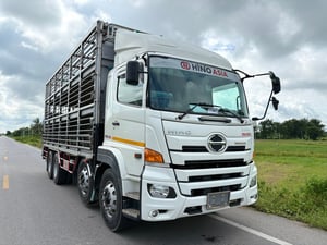 HINO  FL1A 344hp ปี 66หน้าขาว ไมล์น้อย 158,000 km. #รถคอกหมู คอกอู่ สมาน #LEK 977