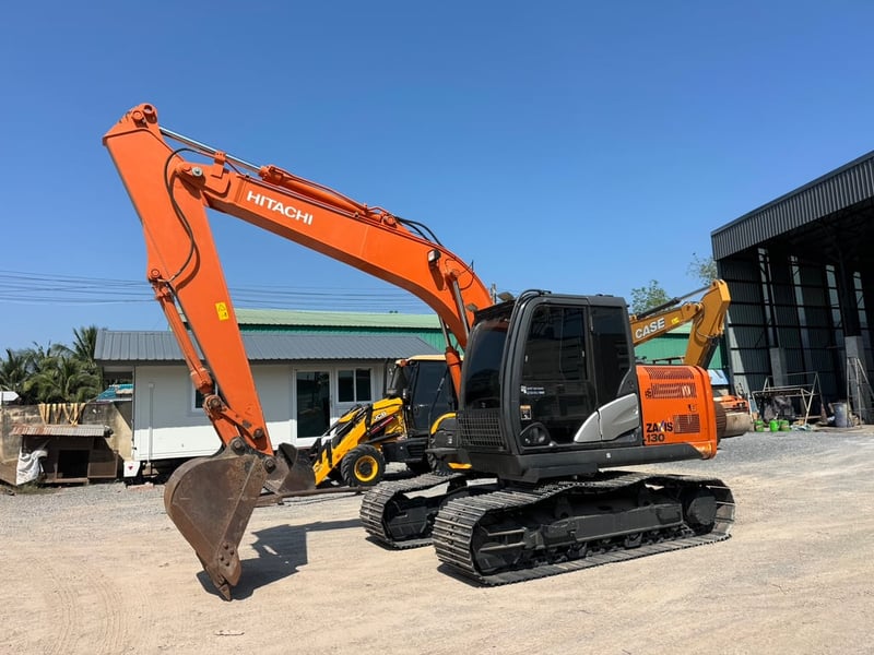 HITACHI ZX130-5C 90 แรงม้า ปี 66 เลขชั่วโมง 3,640 ชม. #แมคโคร  #LEK1087