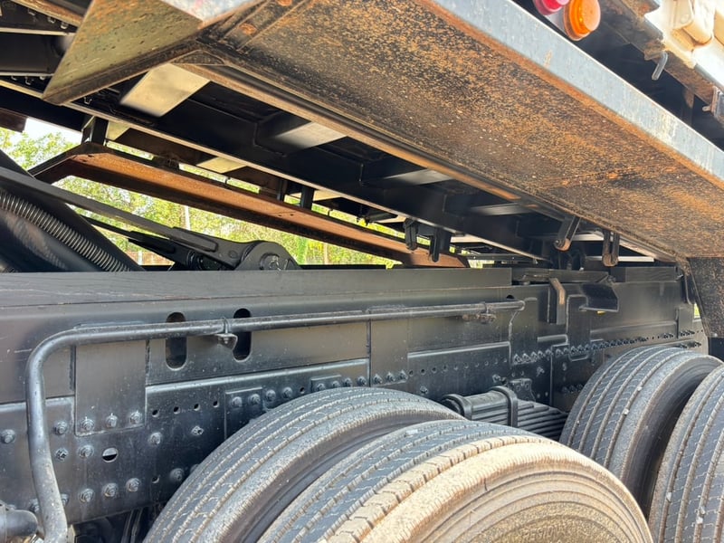 HINO FM1A วิคเตอร์ 344HP ปี 66 ไมล์ 201,404 KM. #กระบะดั้มสามมิตร SMM มีระบบลากพ่วง #LEK1002