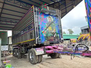 ISUZU FXZ 360 ปี66 ไมล์ 139,000 Km. #10ล้อพ่วงแม่-ลูก กระบะอลูมิเนียม #LEK1037-1085