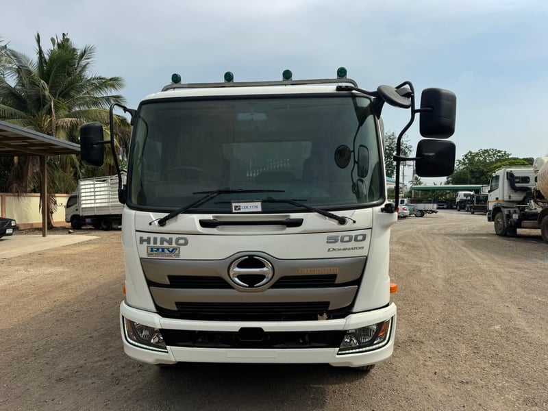 HINO FC9J 210 แรง ปี 65  ไมล์ 41,500 KM. #6ล้อดั้มเหล็กสามมิตร (SMM) รั้ว 2 ไม้ #LEK1176 