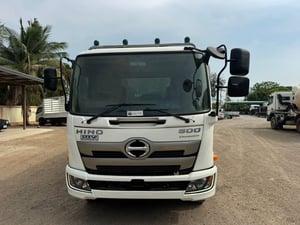 HINO FC9J 210 แรง ปี 65  ไมล์ 41,500 KM. #6ล้อดั้มเหล็กสามมิตร (SMM) รั้ว 2 ไม้ #LEK1176 