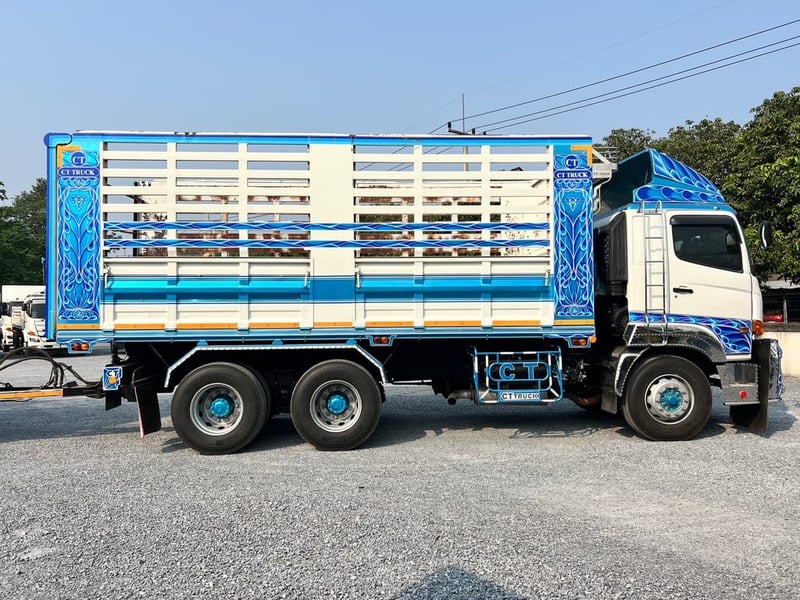 HINO FM2P 380 HP ปี 2566 ไมล์ 170,000 km. #10ล้อพ่วงกระบะเหล็กดั้มเกษตร #LEK586-585 HINO FM2P 380 HP ปี 2566 ไมล์ 170,000 km. #10ล้อพ่วงกระบะเหล็กดั้มเกษตร #LEK586-585