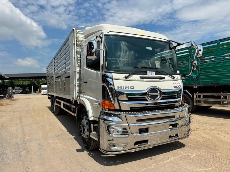HINO FL8J 260 ปี 62 #กระบะอลูมิเนียมพลาเดียว 