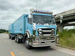 ISUZU FXZ 360HP ไมล์ 56,449km. #10ล้อพ่วงดิน กระบะดั้มอลูมิเนียม อู่ ST # ISUZU FXZ 360HP ไมล์ 56,449km. #10ล้อพ่วงดิน กระบะดั้มอลูมิเนียม อู่ ST #