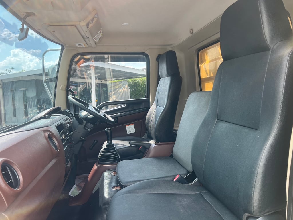  HINO FC9J 210 HP ไมล์ 290,000 KM.  #รถวัวกระบะอลูมิเนียม #LEK1066