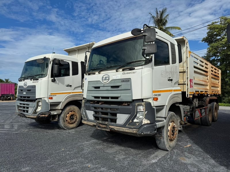 UD TRUCKS CWE 280 HP ปี 62 ไมล์ 59,946 KM.#กระบะดั้ม ดิน หินต่ออู่ไทยรุ่ง(TTR) UD TRUCKS CWE 280 HP ปี 62 ไมล์ 59,946 KM.#กระบะดั้ม ดิน หินต่ออู่ไทยรุ่ง(TTR)