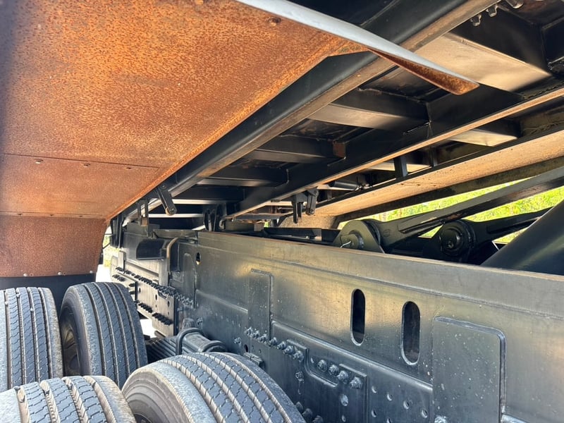 HINO FM1A วิคเตอร์ 344HP ปี 66 ไมล์ 201,404 KM. #กระบะดั้มสามมิตร SMM มีระบบลากพ่วง #LEK1002