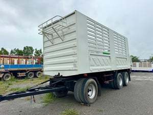 ลูกพ่วง3คาน smm สามมิตร กระบะเหล็กคอกสูง #L15  