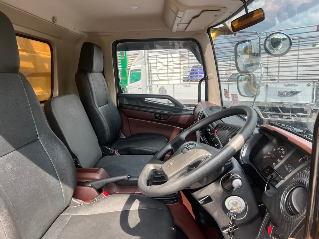  HINO FC9J 210 HP ไมล์ 290,000 KM.  #รถวัวกระบะอลูมิเนียม #LEK1066