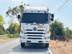HINO FM1A วิคเตอร์ 344HP ปี 66 ไมล์ 201,404 KM. #กระบะดั้มสามมิตร SMM มีระบบลากพ่วง #LEK1002