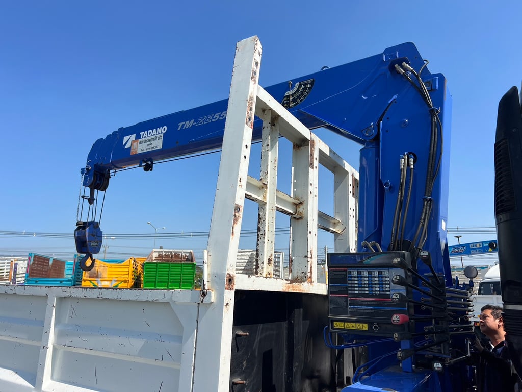 ISUZU FTR 240 HP ปี66 ไมล์ 64,700 Km. #6ล้อเครน #LEK1094 ISUZU FTR 240 HP ปี66 ไมล์ 64,700 Km. #6ล้อเครน #LEK1094