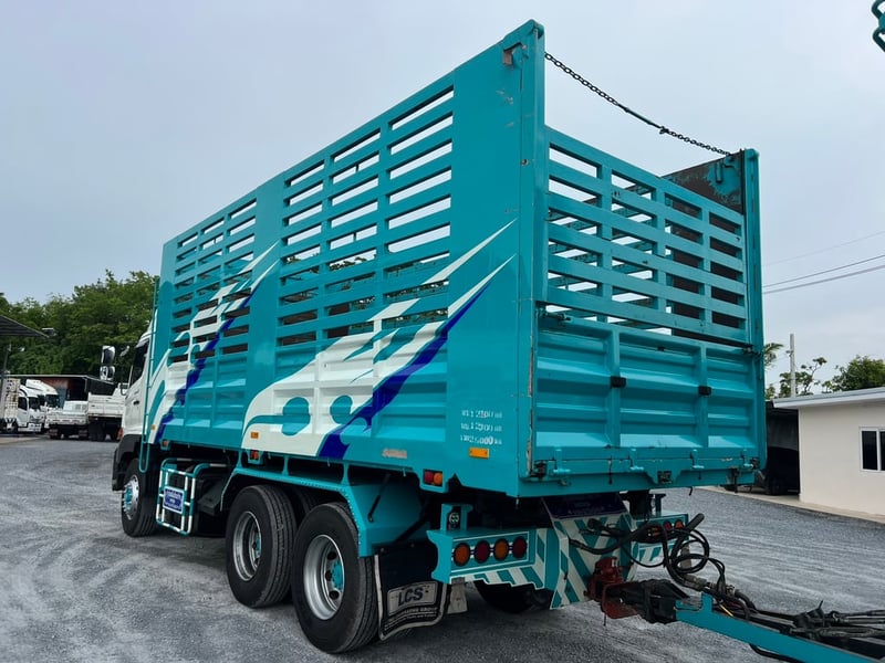 HINO FM1A 344 HP ปี 66 ไมล์ 150,000 กม. #10ล้อพ่วง แม่ลูกกระบะดั้มเกษตร ต่ออู่หมั่นกิจ UMK 7 รั้ว #LEK1254-1255  