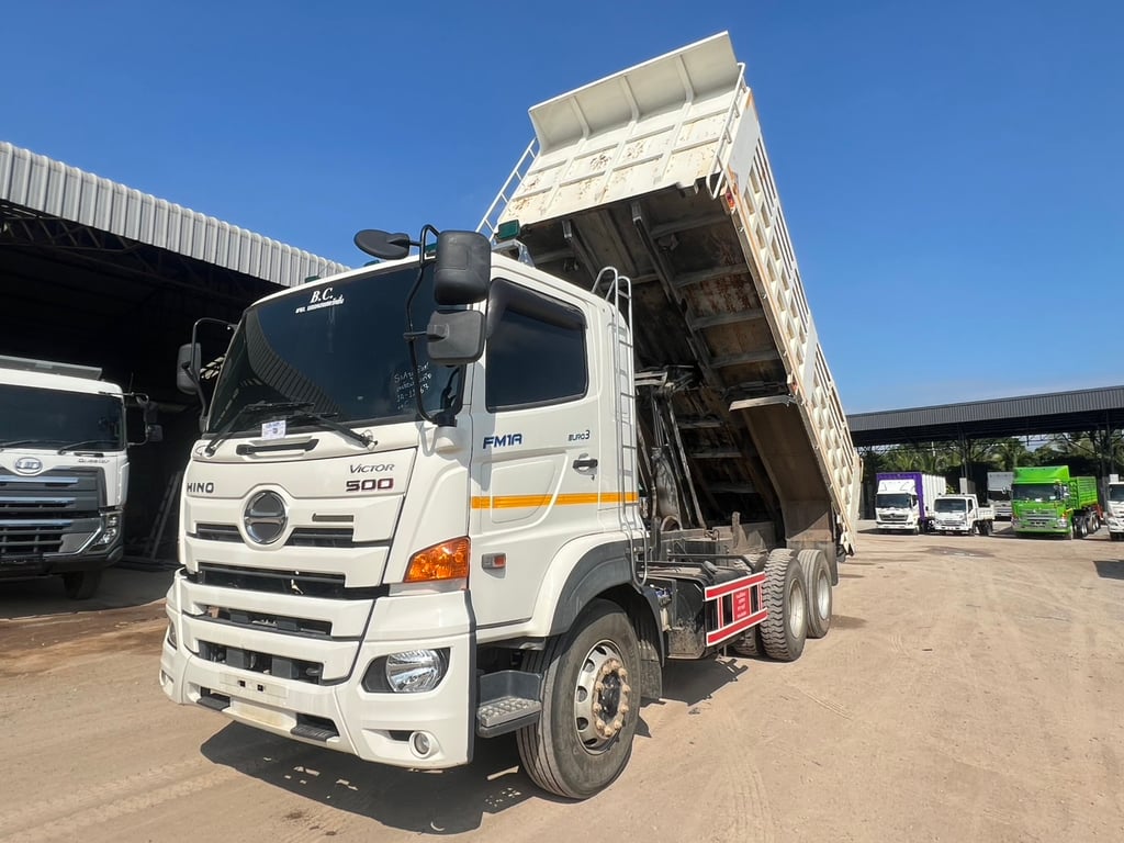 HINO FM1A 344 HP ปี 66 ไมล์ 39,991 km. HINO FM1A 344 HP ปี 66 ไมล์ 39,991 km.