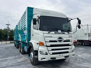 HINO FM1A 344 HP ปี 66 ไมล์ 150,000 กม. #10ล้อพ่วง แม่ลูกกระบะดั้มเกษตร ต่ออู่หมั่นกิจ UMK 7 รั้ว #LEK1254-1255  
