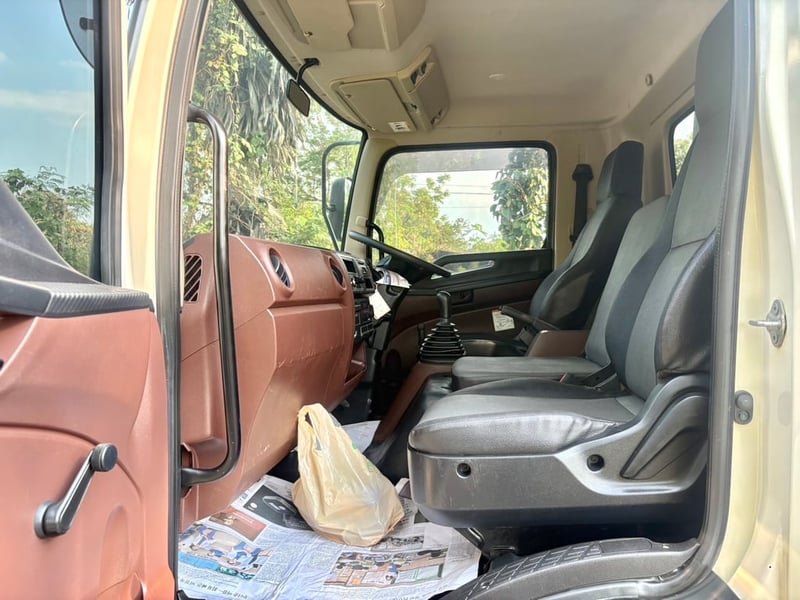 HINO FC9J 210 แรง ปี 2567 ไมล์แท้ 47,500 km #6ล้อ ดั้มสามมิตร #LEK1067