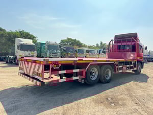 HINO VICTOR FG8J | 240 HP | ปี 2567 ไมล์แท้ 30,534 กม.  #กระบะพื้นเรียบ ยาว 7.80 เมตร #LEK 1140