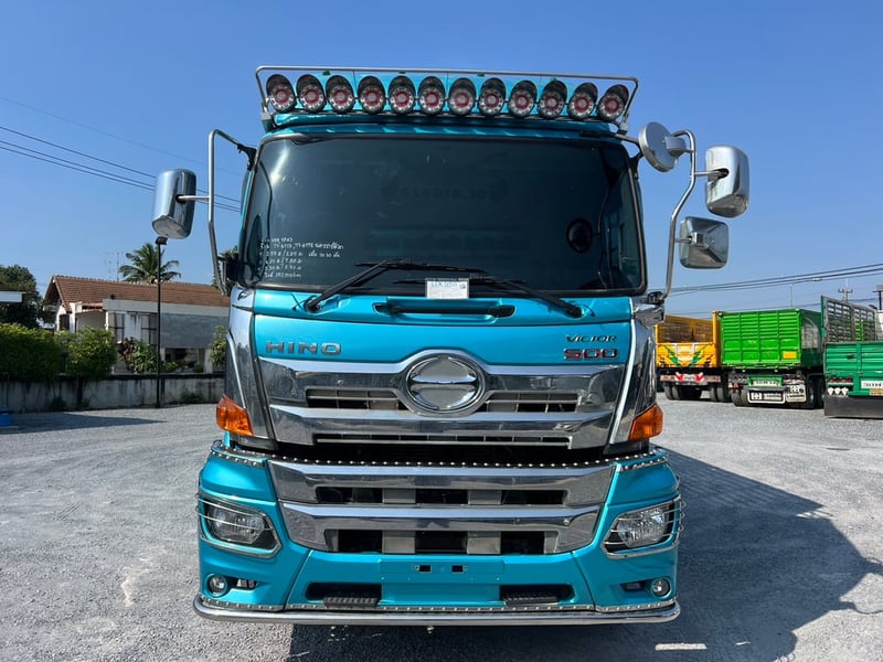 HINO FM1A 344 แรง ปี 66 ไมล์ 252,000 km. #10ล้อแม่ลูกพ่วงดั้มเกษตร #LEK958,1043