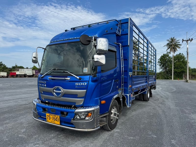 HINO FC9J 210HP ปี63 ไมล์ 600,000 km. #กระบะเหล็ก ยาว 6.60 ม. #LEK N.56 HINO FC9J 210HP ปี63 ไมล์ 600,000 km. #กระบะเหล็ก ยาว 6.60 ม. #LEK N.56
