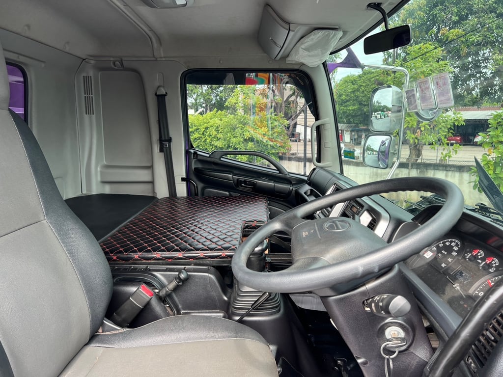 HINO FM2P 380HP ปี65 ไมล์ 188,000 KM. #10ล้อพ่วงกระบะเหล็กดั้มเกษตร #LEK568,569
