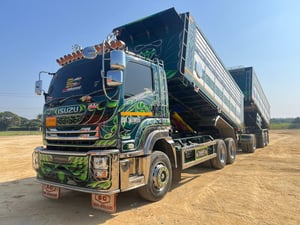 ISUZU FXZ 360 HP ปี 67 น้องเขียวเทา ไมล์ 110,076 km # กระบะดั้มอลูมิเนียม กระบะอู่ซุ่นซัย #LEK1150-1151 ISUZU FXZ 360 HP ปี 67 น้องเขียวเทา ไมล์ 110,076 km # กระบะดั้มอลูมิเนียม กระบะอู่ซุ่นซัย #LEK1150-1151