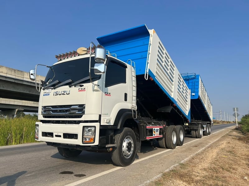  ISUZU FXZ 360 ปี65 ไมล์ 33,000 KM. #พ่วงแม่ลูก  #LEK353-852