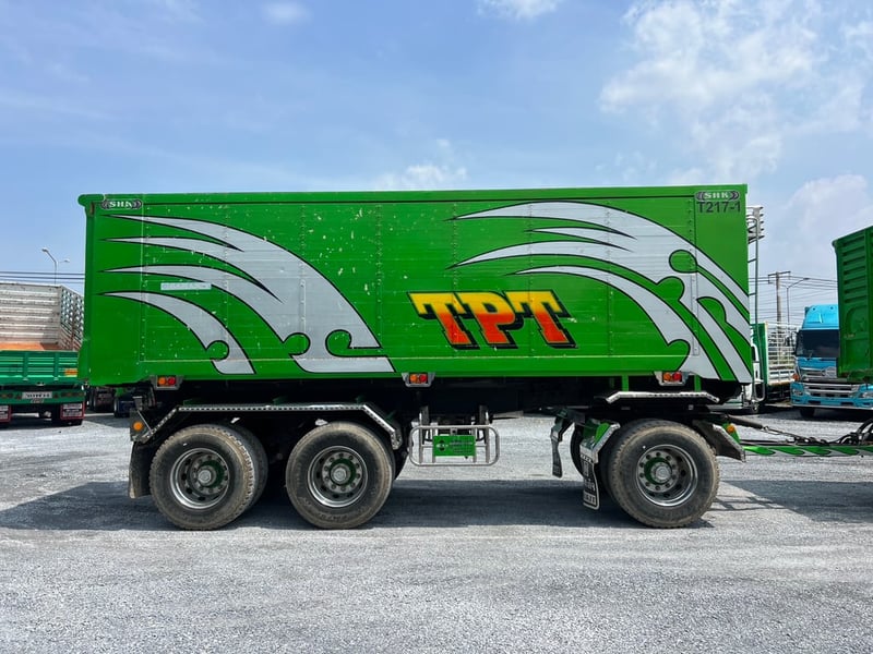 ISUZU FXZ 360 ปี 65 ไมล์น้อยเพียง 120,000 km. #รถพ่วงดินกระบะอลูมิเนียม SHK #LEK 943-944