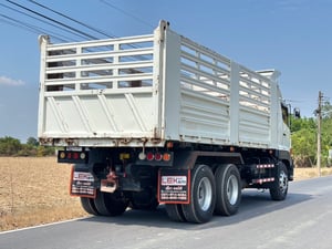 HINO FM1A วิคเตอร์ 344HP ปี 66 ไมล์ 201,404 KM. #กระบะดั้มสามมิตร SMM มีระบบลากพ่วง #LEK1002