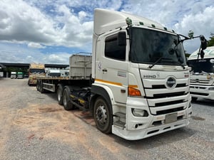 ็็HINO FM1A 344 ปี 58 ไมล์ 829,050 KM. #หัวลากฮีโน่ วิคเตอร์ พร้อมหางพื้นเรียบสามมิตร ปี62 