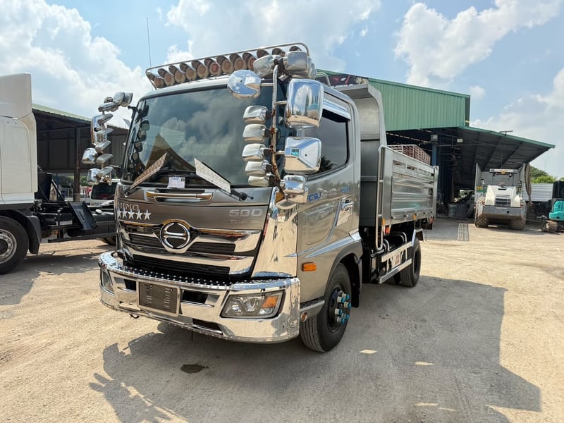 HINO FC9J 210HP  ปี65  ไมล์ 23,585km. #6ล้อดั้ม2รั้ว #LEK1038