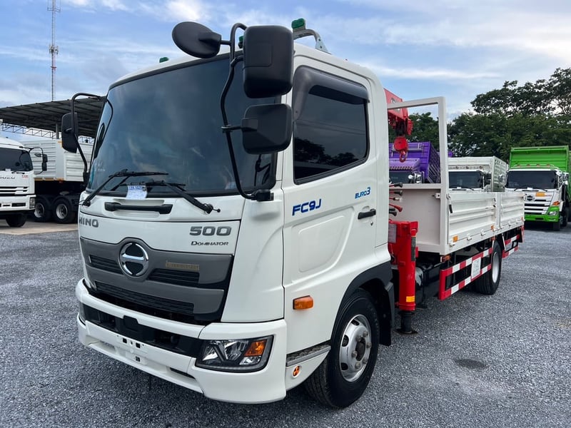 HINO FC9J 210HP ปี66 (ธันวา) ไมล์น้อย 103,000km. #รถ6ล้อเครน #รถ6ล้อเครน