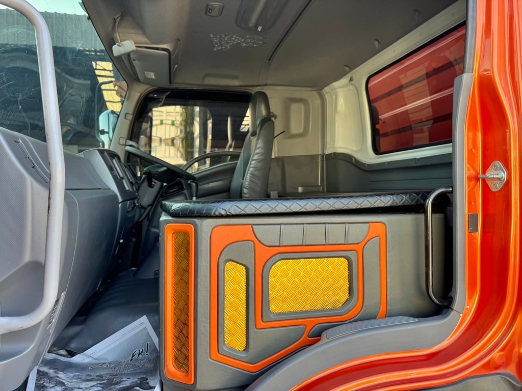 ISUZU FXZ 360 ปี 66 ไมล์ 189,000 km. #แม่–ลูกพ่วงดั้ม ## Lek1044-1045