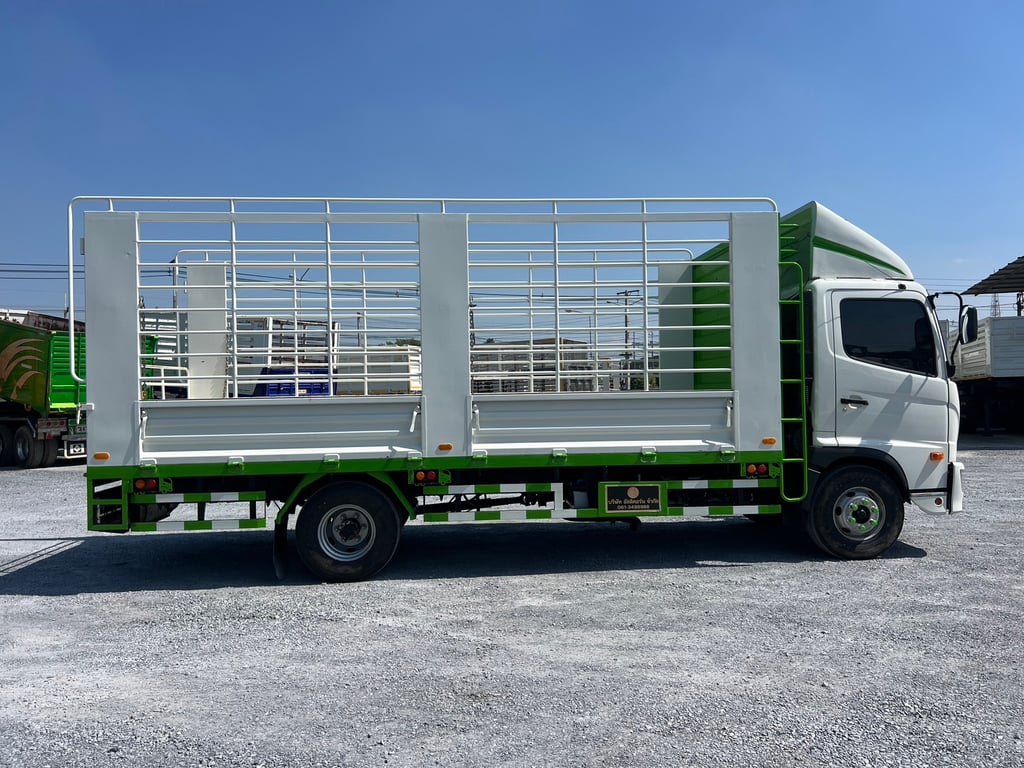 HINO FC9J 175 HP ปี 65 ไมล์ 11,700 กม. #6ล้อล่องกระบะเหล็ก #LEK1106