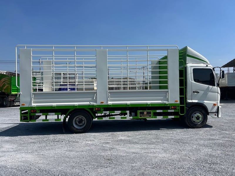 HINO FC9J 175 HP ปี 65 ไมล์ 11,700 กม. #6ล้อล่องกระบะเหล็ก #LEK1106