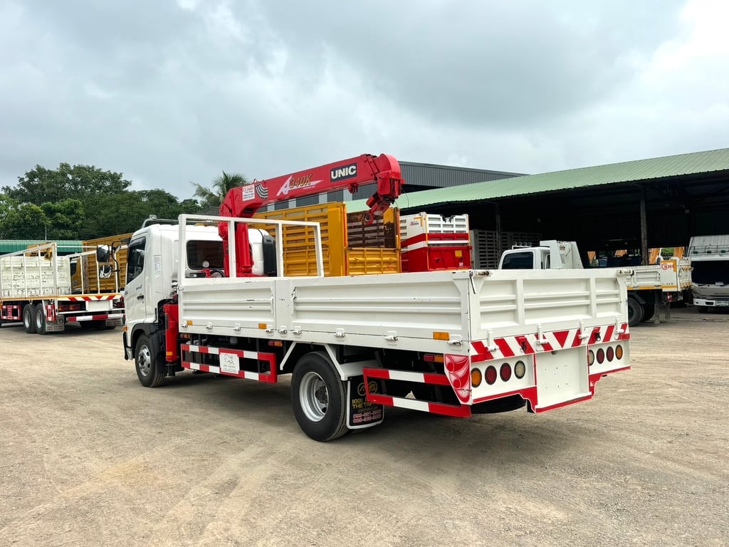 HINO FC9J 210HP ปี66 (ธันวา) ไมล์น้อย 103,000km. #รถ6ล้อเครน #รถ6ล้อเครน