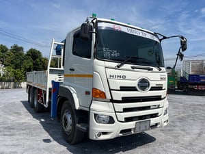 ็HINO FM1A 344 แรงม้า ปี 66 ไมล์แท้แค่ 13,000 KM. #10ล้อเครน XCMG 6.5 ตัน (4 ปลอก 3 ชัก) #LEK1058 