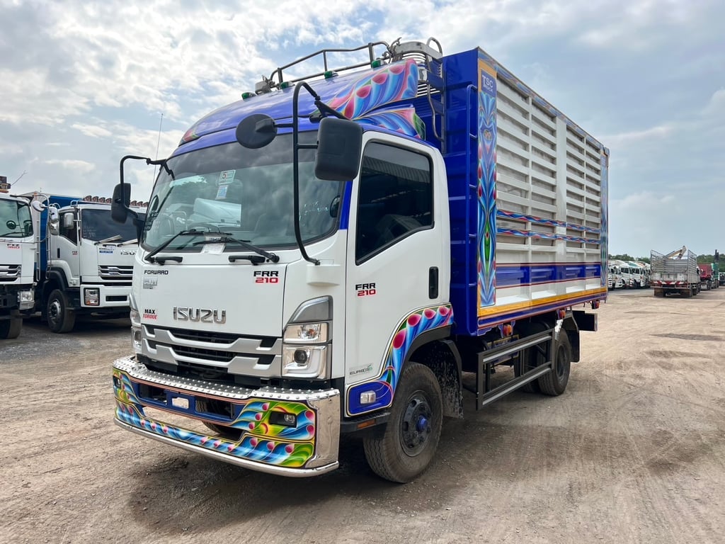 ISUZU FRR 210HP ปี 66 ไมล์น้อยเพียง 67,777 km. #6ล้อดั้มเกษตร #LEK575 