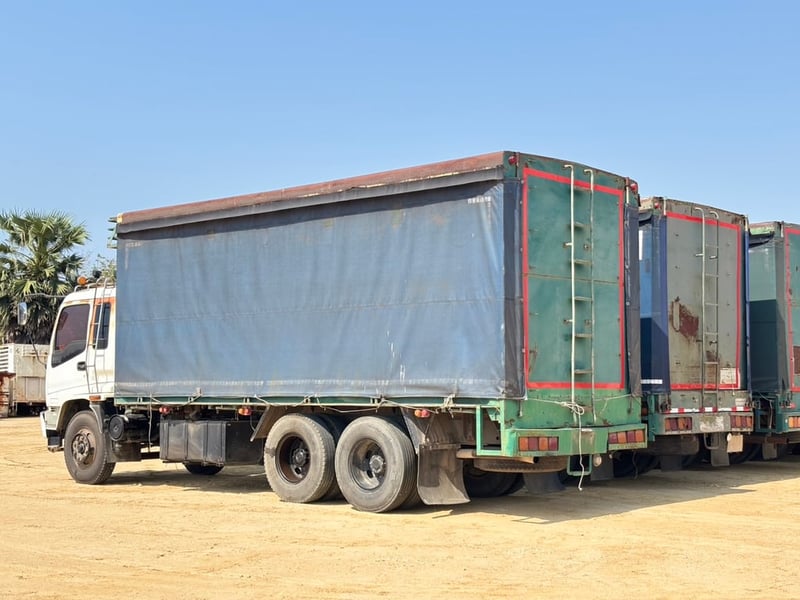 ISUZU FVM 230HP ปี46 #รถตู้ผ้าใบ ยาว6.30 