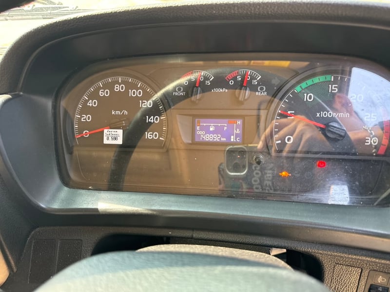 HINO 380 Fm2p ปี66 ไมล์ 148,800km. #แม่+ลูกพื้นเรียบดั้ม #LEK 1153-1154