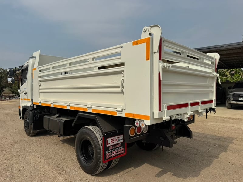 HINO FC9J 210 แรง ปี 65  ไมล์ 41,500 KM. #6ล้อดั้มเหล็กสามมิตร (SMM) รั้ว 2 ไม้ #LEK1176 