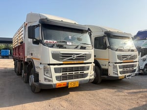  VOLVO FM 440 แรง ปี 2556  #12 ล้อกระบะล่อง  #Lek1207 , 1208