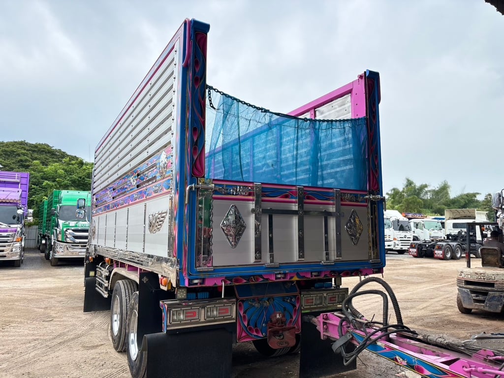 ISUZU FXZ 360 ปี66 ไมล์ 139,000 Km. #10ล้อพ่วงแม่-ลูก กระบะอลูมิเนียม #LEK1037-1085 ISUZU FXZ 360 ปี66 ไมล์ 139,000 Km. #10ล้อพ่วงแม่-ลูก กระบะอลูมิเนียม #LEK1037-1085